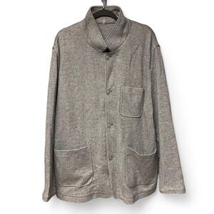 Collection by Michael Strahan grey cardigan blazer size XXL